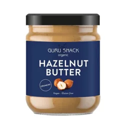 Hasselnøddesmør Crunchy Ø Guru Snack - 250 gram