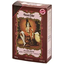 Henna Pulver Mahogni Mørk Auburn - 100 gram