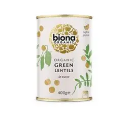Biona Grønne linser Ø - 400 g.