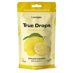 Halspastiller Citron True Drops - 70 gram