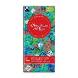 Chokolade Sea Salt & Caramel 65% Økologisk - 80 gram