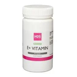 E+ E-vitamin - 90 tabletter  (U)