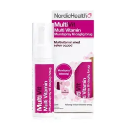 Multi Vitamin mund spray Nordic Health - 25 ml.