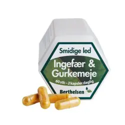 Ingefær & Gurkemeje Berthelsen - 60 kapsler