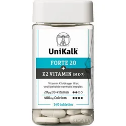 UniKalk Forte K2 - 140 tabletter