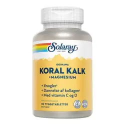 Solaray KoralKalk med vit. C og D tyggetablet - 90 tabletter