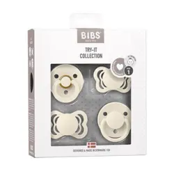 BIBS Try-it collection Size 1 Ivory 4 PACK