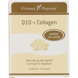Q10+Collagen Fitness Pharma - 60 kapsler