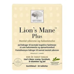 Lion's Mane Plus - 30 tabletter