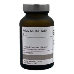 Wild Nutrition Vitamin B12 plus - 30 kapsler