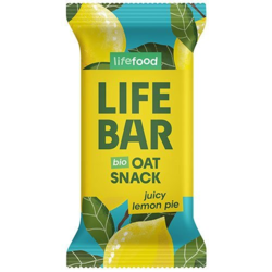 LifeBar Havrebar Lemon Økologisk - 40 gram