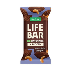 Lifebar Havre Snack Protein Chocolate Delight Økologisk - 40 gram