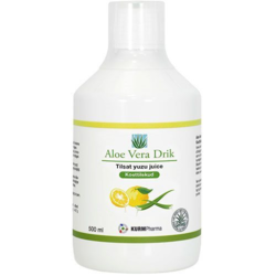 Aloe Vera Drik med yuzu - 500 ml.