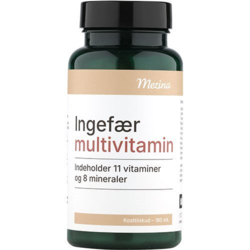Mezina Ingefær multivitamin - 180 tabletter