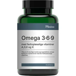 Mezina Omega 3-6-9 med vitamin ADEK - 90 kapsler