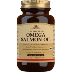 Solgar Full Spectrum Omega Salmon Oil - 120 kapsler