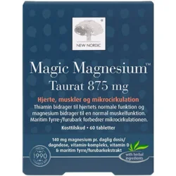Magic Magnesium Taurat - 60 tabletter