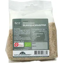 Bukkehornsfrø knust Økologisk - 200 gram