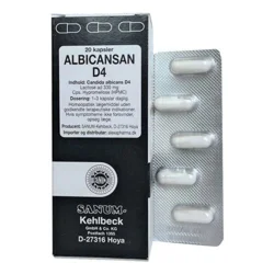 Albicansan kapsler D4 - 20 kapsler