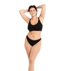 Full Bust Wireless Bra Sort str. L