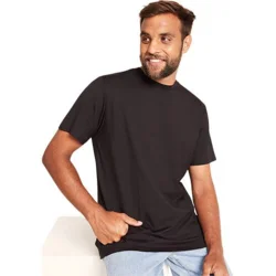 Men's Classic Crew Neck T-Shirt sort str. M