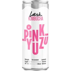 Læsk Kombucha Pink Yuzu Øko. - 250 ml.