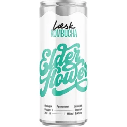 Læsk Kombucha Elderflower Øko. - 250 ml.