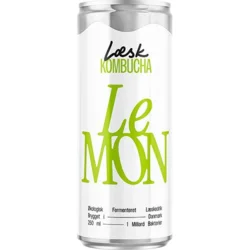 Læsk Kombucha Lemon Øko. - 250 ml.