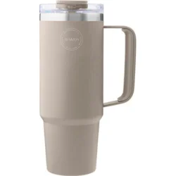 Thermo Cup with Straw Cream Beige- 885 ml.