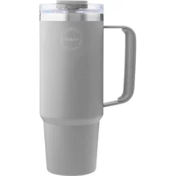 Thermo Cup with Straw Light Grey- 885 ml.