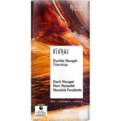Vivani Mørk Nougat Øko. - 80 gram