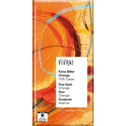 Vivani Bitter Orange 70% Øko. - 80 gram