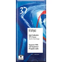Vivani Superior mælkechokolade 37% Øko. - 80 gram