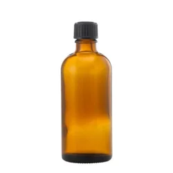 Brun glasflaske 100 ml