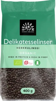 Grønne linser franske Øko. - 400 gram