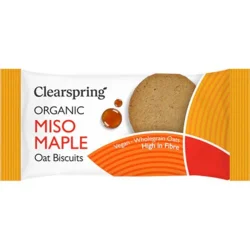 Miso Maple Oat Biscuits Øko. - 40 gram