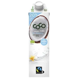 Kokosdrik 33% kokos Økologisk - 1 liter