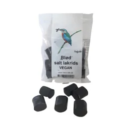 Blød salt lakrids Vegan - 80 gram