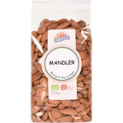 Mandler Øko. - 400 gram