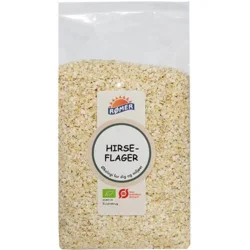 Hirseflager Øko. - 500 gram