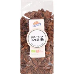 Rosiner lyse Sultana Øko. - 500 gram