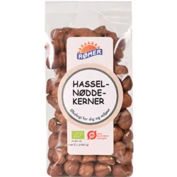 Hasselnøddekerner Øko. - 200 gram