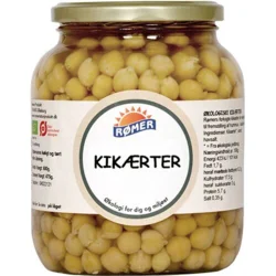 Kikærter i vand Øko. - 660 gram