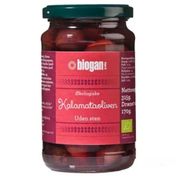 Oliven kalamata u. sten Øko. - 340 gram