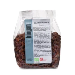 Rosiner sultanas Øko.  - 500 gram