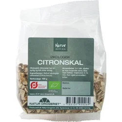 Citronskal tørret Øko. - 100 gram
