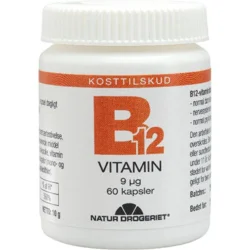 B12 vitamin 9 mcg - 60 kapsler
