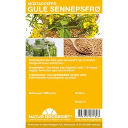 Sennepsfrø gul hel - 1 kg.