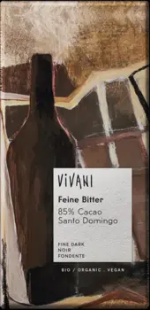 Vivani - Økologisk mørk chokolade (min. 85% Kakao) - 100 gram