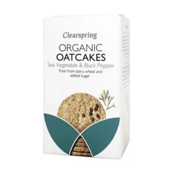 Havrekiks tang & sort peber Øko. - 200 gram